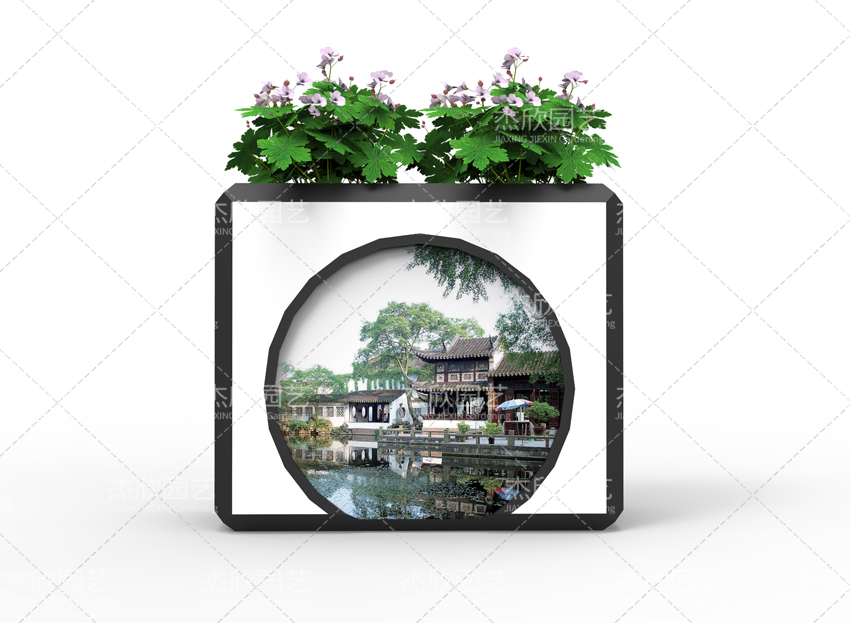 古鎮(zhèn)花箱布置，怎么做？